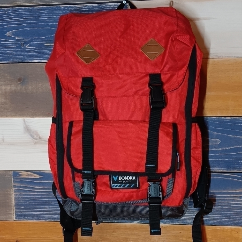 Bondka 18" Backpack with Laptop Sleeve Hiking School Bag